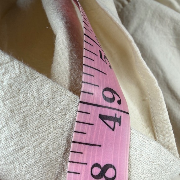 New Polagram Crochet Contrast Midi Dress size Medium Cream - Picture 8 of 8